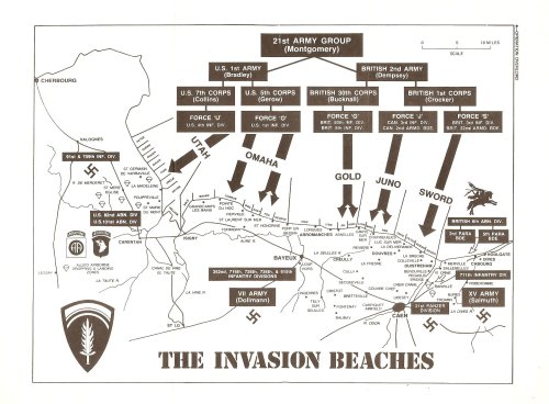 Normandy Invasion Map